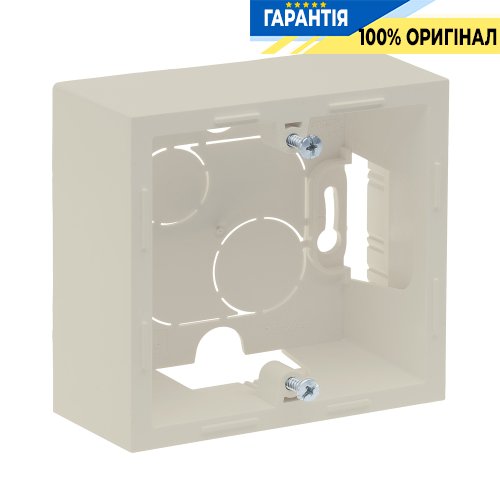 Коробка накладного монтажу 1 пост Legrand Suno 721294 слонова кістка