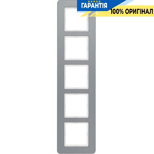 Рамка 5-а алюміній Berker Q.7 10156074