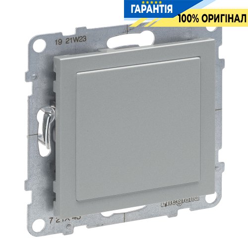 Заглушка з адаптером MOSAIC Legrand Suno 721343 алюміній