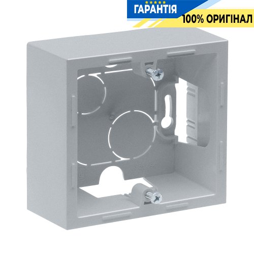 Коробка накладного монтажа 1 пост Legrand Suno 721394 алюминий
