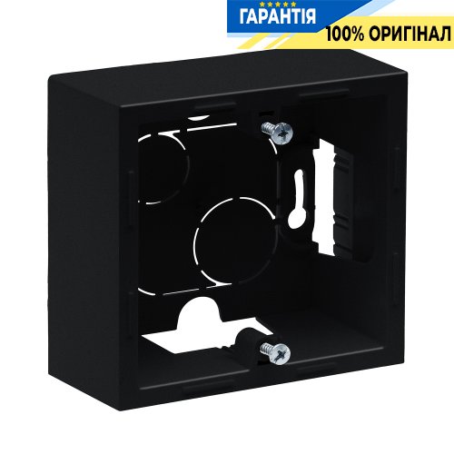 Коробка накладного монтажа 1 пост Legrand Suno 721494 черный
