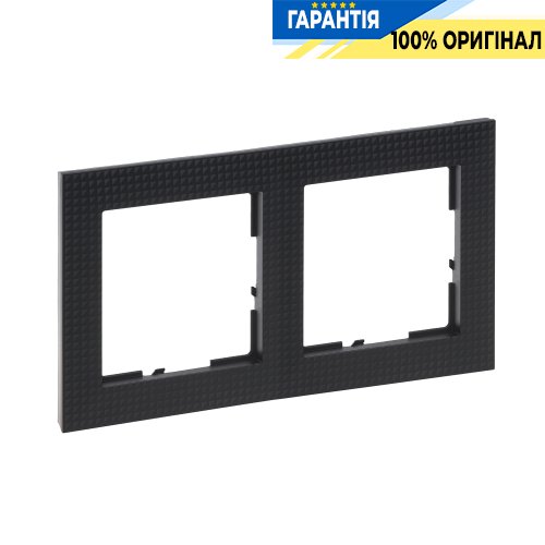 Рамка 2-ая Legrand Suno 721572 черный паттерн