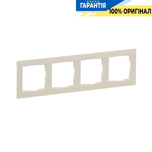 Рамка 4-ая Legrand Suno 721584 слоновая кость