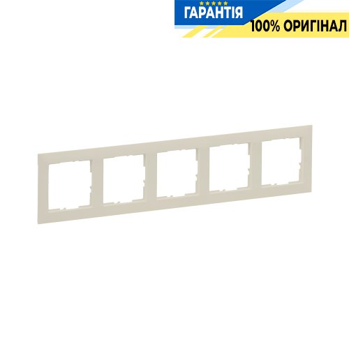 Рамка 5-ая Legrand Suno 721585 слоновая кость