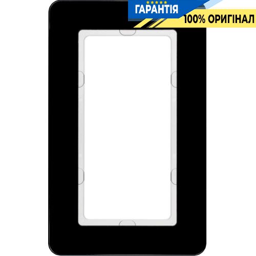 Рамка 2-а з великим отвором скло / чорний Berker Q.7 13096076
