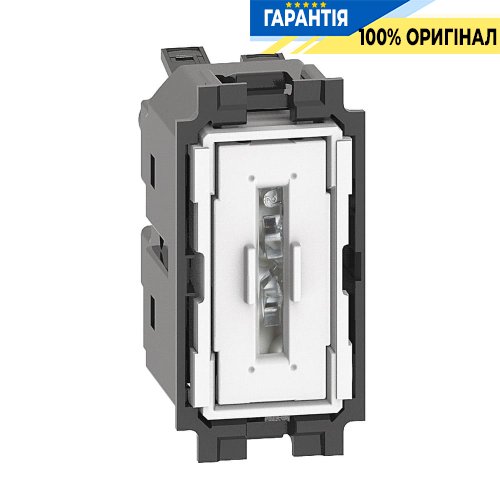 Выключатель Bticino Living Now 10А автоматические клеммы (1-модуль) K4001A