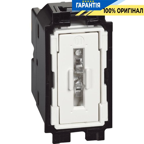 Переключатель Bticino Living Now 10А винтовые клеммы (1-модуль) K4003