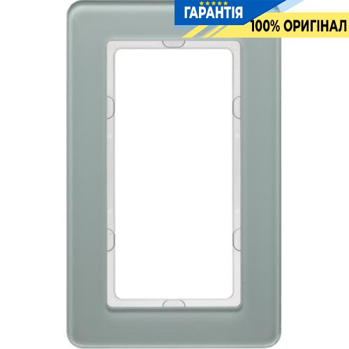 Рамка 2-я с большим отверстием стекло/полярная белизна Q.7, Berker 13096079