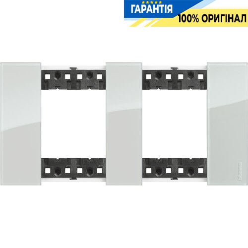 Декоративная рамка Bticino Living Now 2 поста (2+2 модуля), цвет небо KA4802M2DA