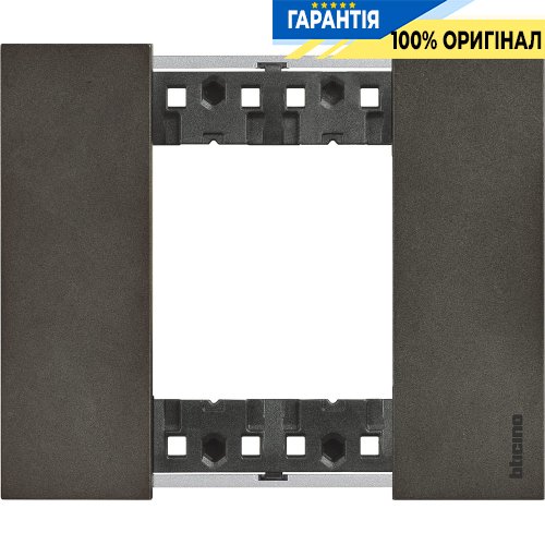 Декоративна рамка Bticino Living Now (2-модулі), колір космос KA4802NG