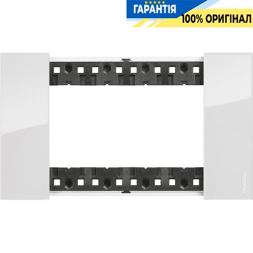 Декоративна рамка Bticino Living Now (4 модулі), колір лід KA4804DW
