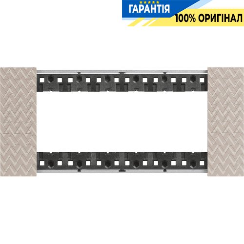 Декоративна рамка Bticino Living Now (6 модулів), колір оптик KA4806MM
