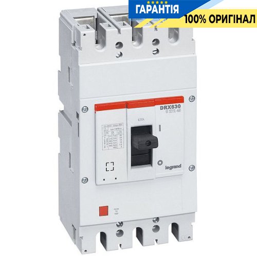 Автоматичний вимикач Legrand DRX630 36кА, 3П 320 А, арт.: 027234