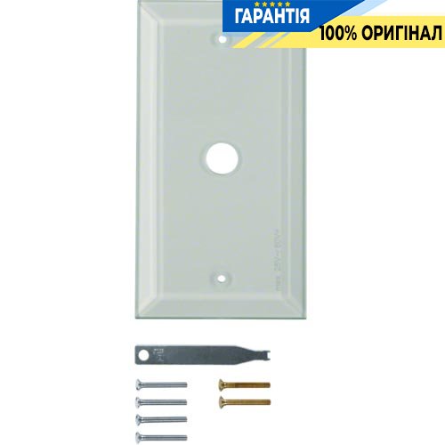 Стеклянная накладка, прозрачная, 1-место, Berker TS 1311