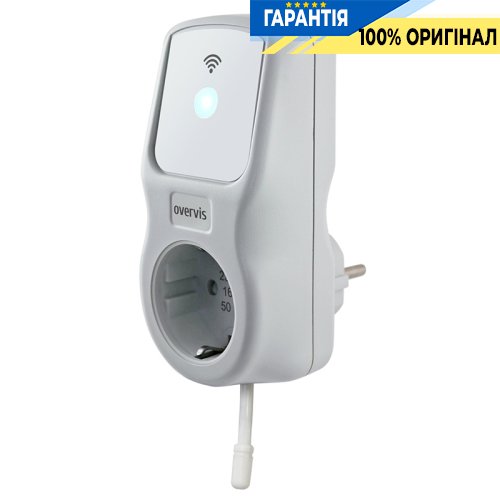 Таймер з реле напруги, обмеженням потужності та струму, термостат, WI-FI, ЕМ-126Т-1, датчик знизу 10см Novatek (Новатек) NTRN126S1