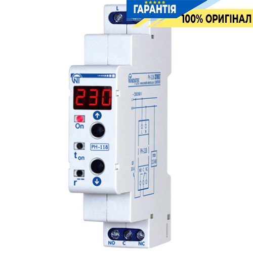 Реле напруги РН-118 Novatek (Новатек) NTRN11800
