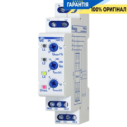 Реле напруги, перекосу та послідовності фаз РНПП-312 Novatek (Новатек) NTRNP3120