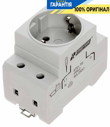Conta-Clip Розетка на DIN-рейку schuko STD-TS 3x16А cc3196.2