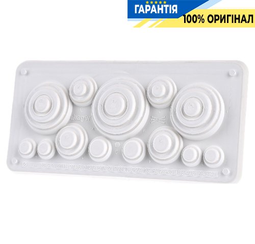 Заглушка для корпусу з кабельними вводами зверху/знизу, IP44/54 Hager FZ425