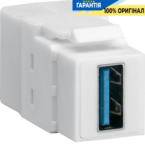 Модуль Keystone USB 3.0, пряме з'єднання VZ30US Hager