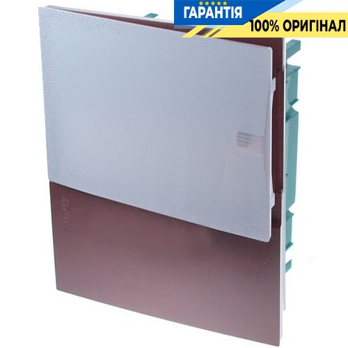 Лицьова панель до щитка Mini Pragma 24-модулів колір- гранатовий MIP50212 з димчастою дверцятами MIP50212t