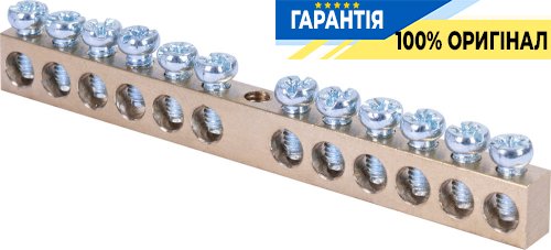 Шина нульова e.bsc.stand.20.12, 12 отв.х 20 А s055005 E.NEXT