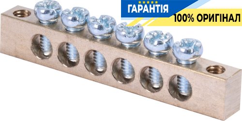 Шина нулевая E.NEXT s056001 e.bsa.stand.20.6, 6 отв.х 20 А