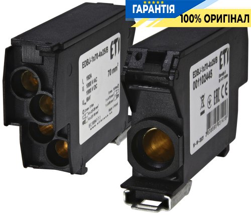 Блок розподільний чорний EDBJ ETI 1102445