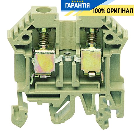 Клема RK 6-10 гвинтова, на DIN-рейку 32/35 мм, бежева, Conta-Clip cc1005.2