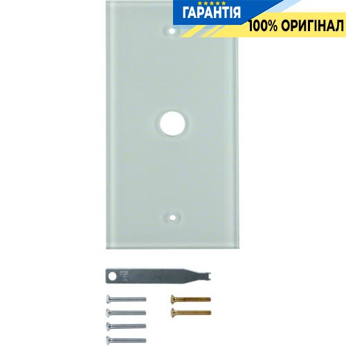 Стеклянная накладка, прозрачная 1-место Berker TS 1391
