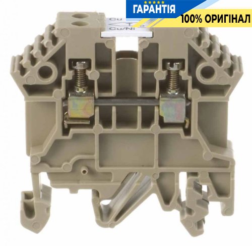 Клема гвинт.TSK 2,5 T, підкл.термопар, Cu/CuNi44 cc1200.2