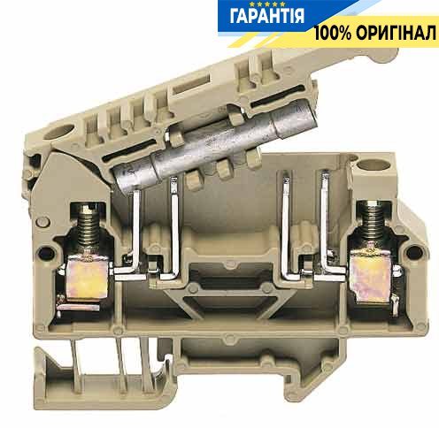 Клема гвинт. STK 2/15/K, з розмикачем, беж. cc1382.2
