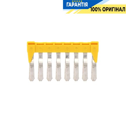 Перемичка SQI 2,5/6 ізольована, 8 пол., крок 5мм, для клем SRK2,5, SSL2,5 cc17207.8