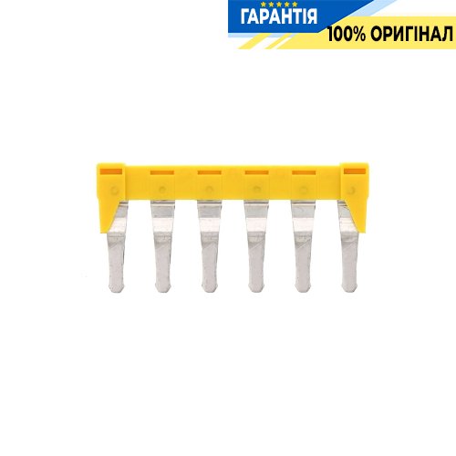 Перемичка SQI 6/6 ізольована, 6 пол., крок 8мм, для клем SRK6, SSL6 cc17225.8