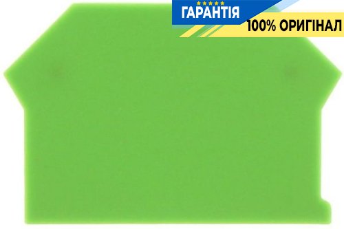 Кінцева пластина AP 2,5-10 для клем Conta-Clip cc2001.1, зелений