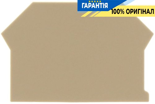 Кінцева пластина AP 2,5-10 для клем Conta-Clip cc2001.2, бежева