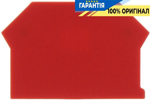Кінцева пластина AP 2,5-10 для клем Conta-Clip cc2001.9, червоний