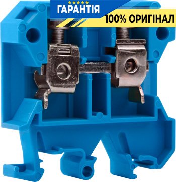 E.NEXT Клеммная колодка наборная на DIN-рейку синяя без крышки p049021