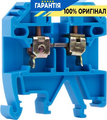 Клемна колодка набірна на DIN-рейку e.tc.din.pro.2.5.blue, синя, без кришки p049022 E.NEXT