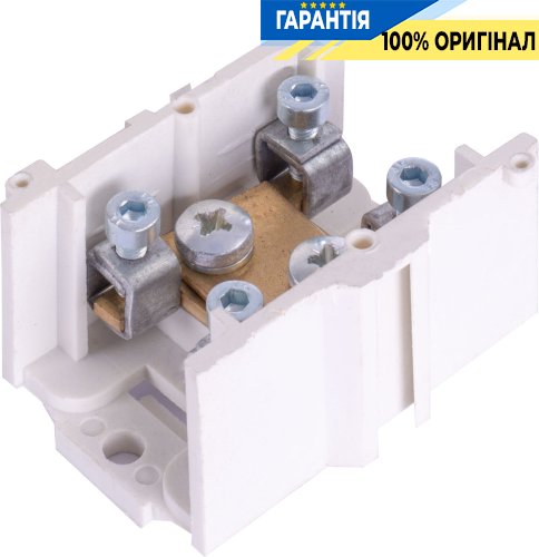 Клемна колодка прохідна e.tc.main.brass.35, 1х35 мм.кв./4х6 мм.кв., латунний контакт p0820001 E.NEXT p0820001 E.NEXT