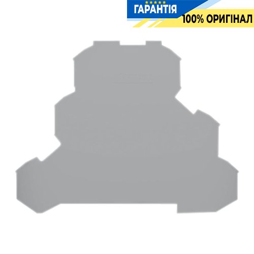 Кінцева пластина 0.8 mm сіра Wago 2002-3291