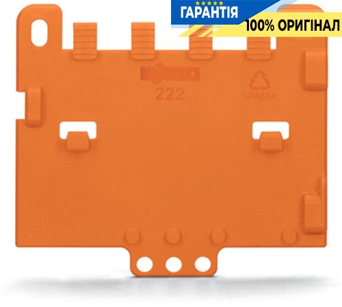 WAGO Пластина для джгутування проводів адаптера монтажного 222-505