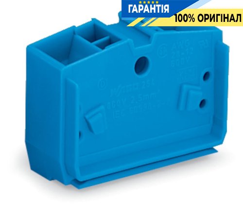 Wago 264-354 Клема проміжна 4-провідна синя