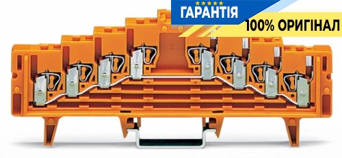 Кросова клема 4-рівнева помаранчева Wago 727-226