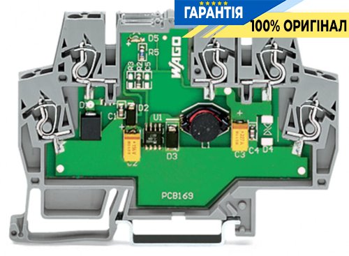 Wago перетворювач DC/DC сірий 24/12V 0,5А 2,50 мм² Wago 859-805