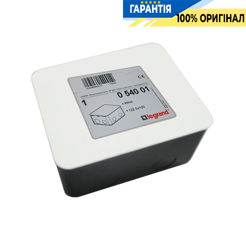 Legrand 54001 Коробка металева для монтажу 4-х модульних лючків у підлогу