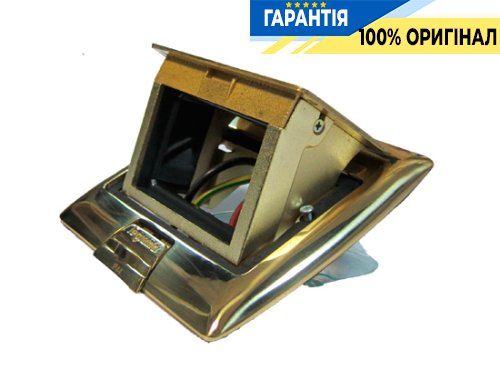 Розеточний блок 3-модуля латунь 650350