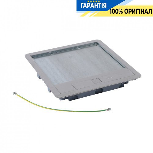 Кришка для підлогової коробки нержавіюча сталь стандартне виконання 16/24 мод. Legrand 88005
