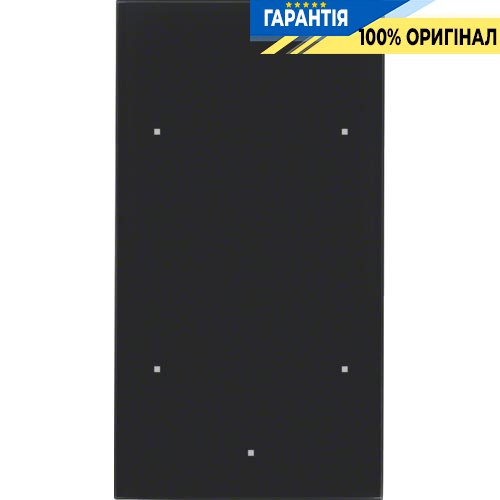 Скляний сенсор 2-канальний, чорний, Berker TS Sensor 168205