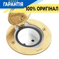 Круглый напольный лючок для розеток, металл бронза Legrand 89711